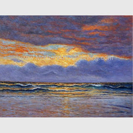 Het Zeegezichtolieverfschilderijen van impressionismeclaude monet oil paintings reproduction sunrise