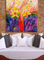 Bloem Ontworpen Abstract Olieverfschilderij Met de hand gemaakt door Acryl op de Grootte van de Canvasdouane