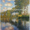 Franmed Claude Monet River Paintings, Aardlandschap het Schilderen Canvas