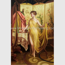 Klassiek Naakt Vrouwelijk Met de hand geschilderd de Mensenolieverfschilderij van de Olieverfschilderijreproductie