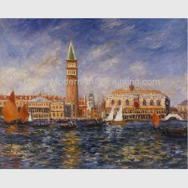De Schilderijen Art Reproductionon Canvas Doges Palace Venetië van de Renoirimpressionist