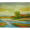 Het met de hand gemaakte Olieverfschilderij van het Aardlandschap op het Landschap van het Canvas Abstracte Kleurrijke Gebied het Schilderen Muurkunst voor Woonkamerdecor