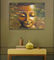 Thais Olieverfschilderij, Modern het Standbeeldolieverfschilderij van Boedha, Met de hand gemaakte Abstracte Canvasolieverfschilderijen Oosterling