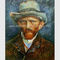 Vincent Van Gogh Paintings Self Portrait-Reproductie op Canvas voor Huisdecor