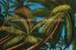 Met de hand geschilderde Hawaiiaanse Kunstwerkschilderijen, het Olieverfschilderij van het Kokospalmenlandschap op Canvas