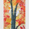 Abstract het Olieverfschilderij Met de hand gemaakt Landschap Autumn Forest For Star Hotels van het Paletmes