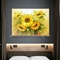 Van de Zonnebloemolieverfschilderijen van het paletmes de Bloemenmuur Art Paintings For Bedroom